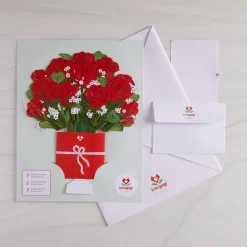 Lovepop Pop-Up Bouquets|Anniversary|Red Rose Bouquet