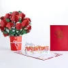 Lovepop Pop-Up Bouquets|Card & Gift Bundles|Red Rose Valentine’s Day Bundle