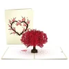Lovepop Greeting Cards|Anniversary|Red Sakura Tree Pop-Up Card