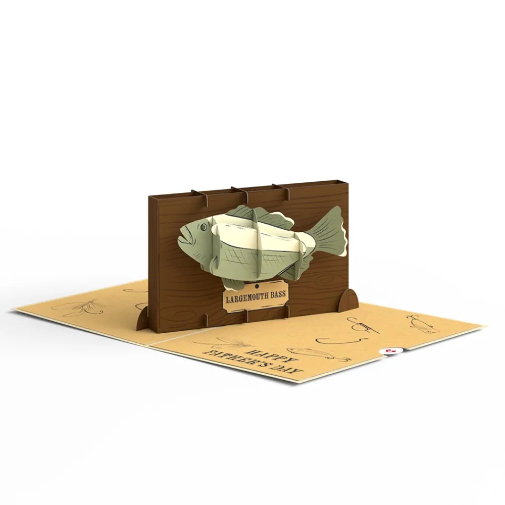 Lovepop Father'S Day 6/15|Dad|Reel Kick-Bass Dad Father's Day Pop-Up Card