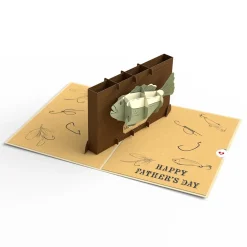 Lovepop Father'S Day 6/15|Dad|Reel Kick-Bass Dad Father's Day Pop-Up Card