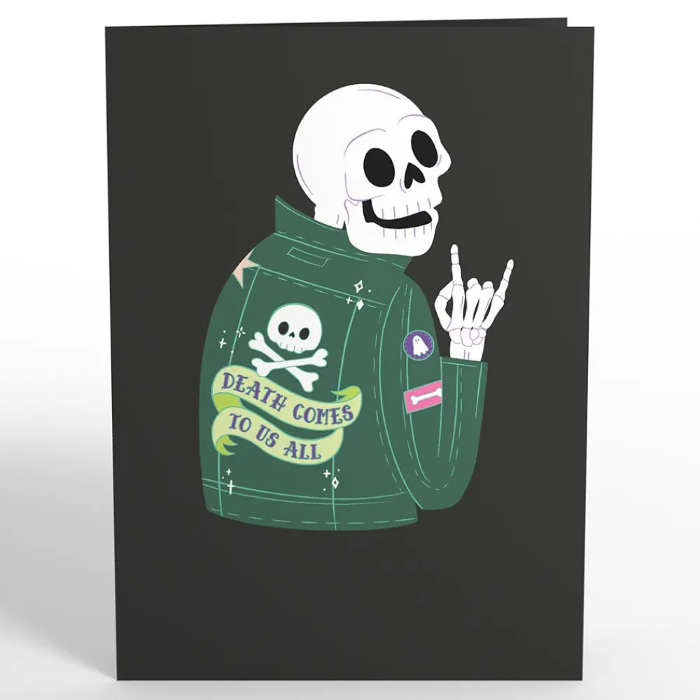 Lovepop Birthday|Relax and Skele-brate Skeleton Birthday Pop-Up Card