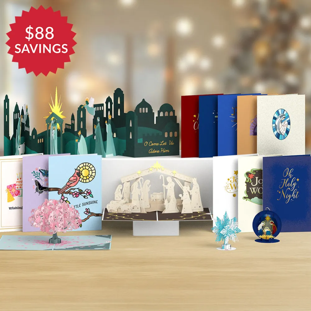 Lovepop Value Packs|Ornaments|Religious Christmas & Everyday Favorites Super Pack