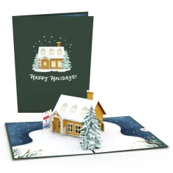 Lovepop Christmas 12/25|RE/MAX® Happy Holidays House Pop-Up Card