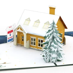 Lovepop Christmas 12/25|RE/MAX® Happy Holidays House Pop-Up Card