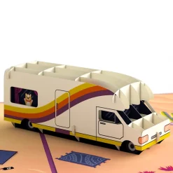 Lovepop Birthday|Road Trip Birthday Pop-Up Card and Sentiment Set for Any Woman