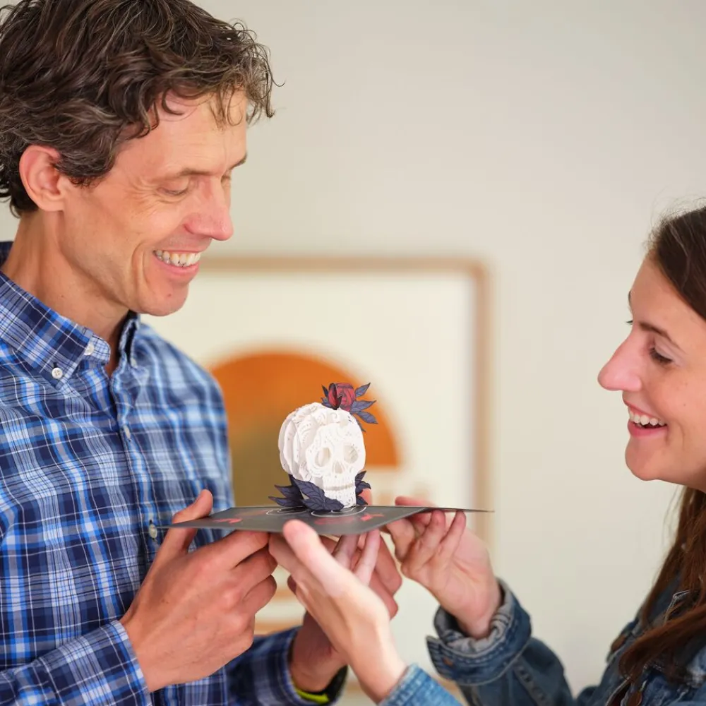 Lovepop Halloween 10/31|Kids|Rose Skull Pop-Up Card