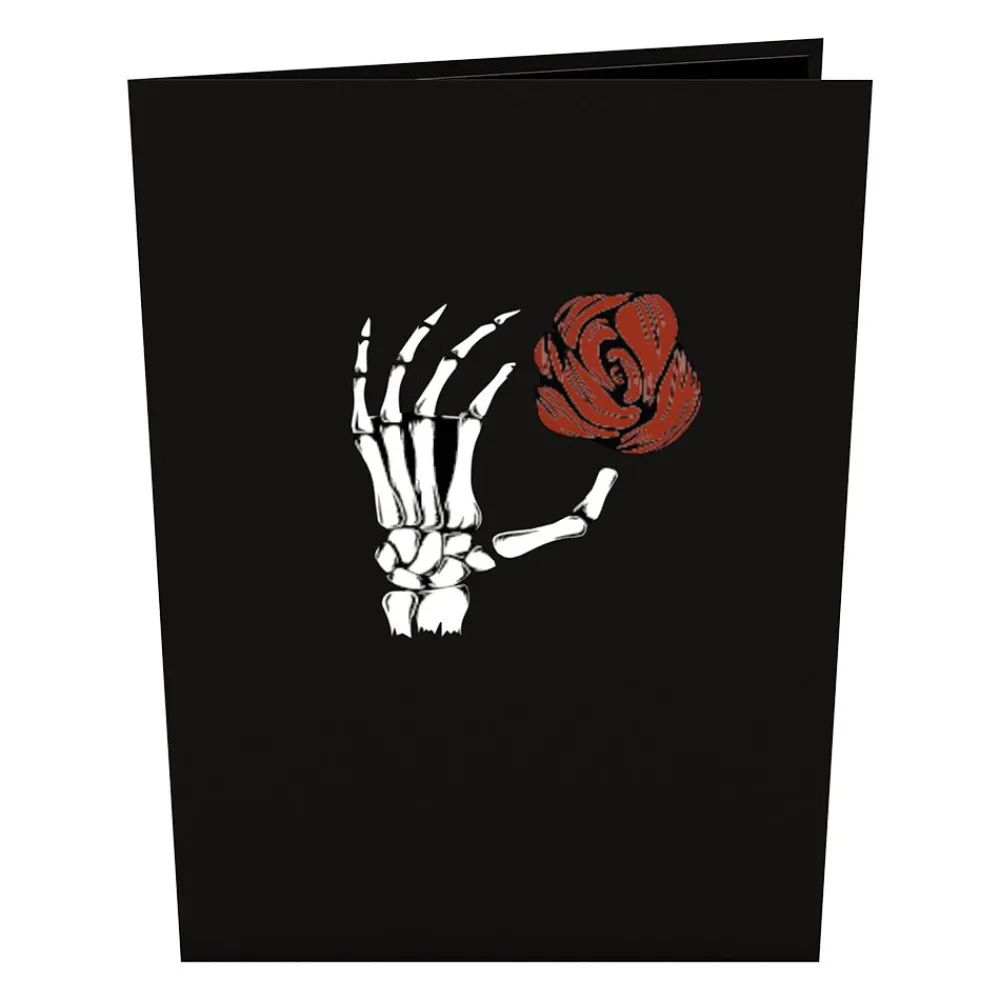 Lovepop Halloween 10/31|Kids|Rose Skull Pop-Up Card