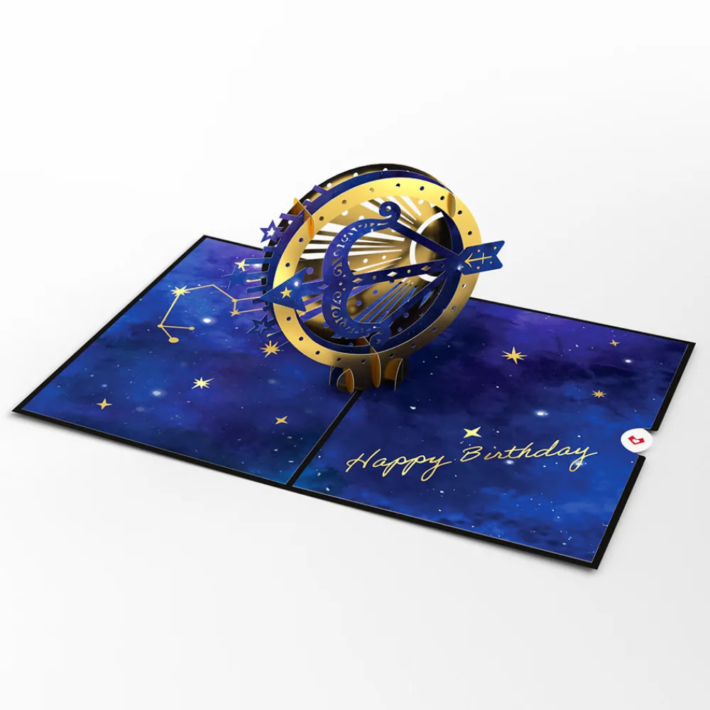 Lovepop Birthday|Her|Sagittarius Zodiac Birthday Pop-Up Card