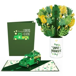 Lovepop Card & Gift Bundles|St. Patrick'S Day 3/17|Saint Patrick's Day Truckloads of Luck Bundle