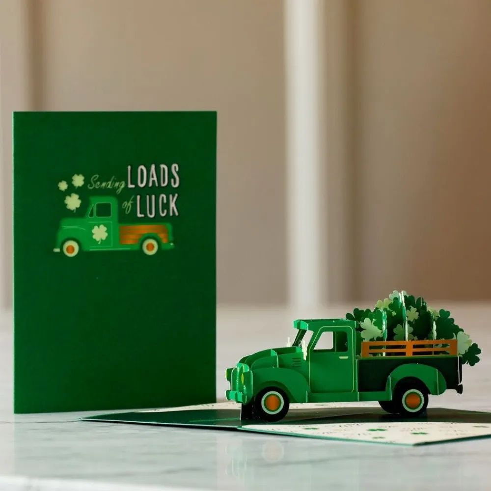 Lovepop Card & Gift Bundles|St. Patrick'S Day 3/17|Saint Patrick's Day Truckloads of Luck Bundle
