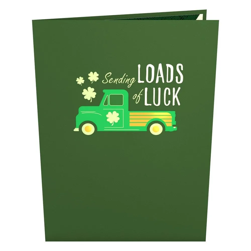 Lovepop Card & Gift Bundles|St. Patrick'S Day 3/17|Saint Patrick's Day Truckloads of Luck Bundle