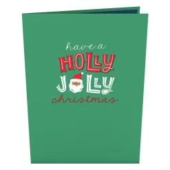 Lovepop Greeting Cards|Christmas 12/25|Santa Decorating a Christmas Tree Pop-Up Card