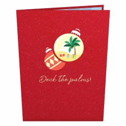 Lovepop Greeting Cards|Christmas 12/25|Santa Hammock Pop-Up Card