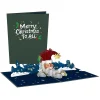 Lovepop Christmas 12/25|Santa Moon Pop-Up Card
