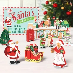 Lovepop Advent Calendars|Christmas 12/25|Santa's Workshop 12 Day Holiday Advent Calendar
