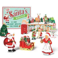 Lovepop Advent Calendars|Christmas 12/25|Santa's Workshop 12 Day Holiday Advent Calendar