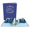 Lovepop Greeting Cards|Christmas 12/25|Scandinavian Style Holiday Foxes Pop-Up Card