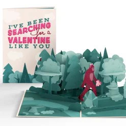 Lovepop Valentine'S Day 2/14|Searching for a Valentine Like You Bigfoot Pop-Up Card
