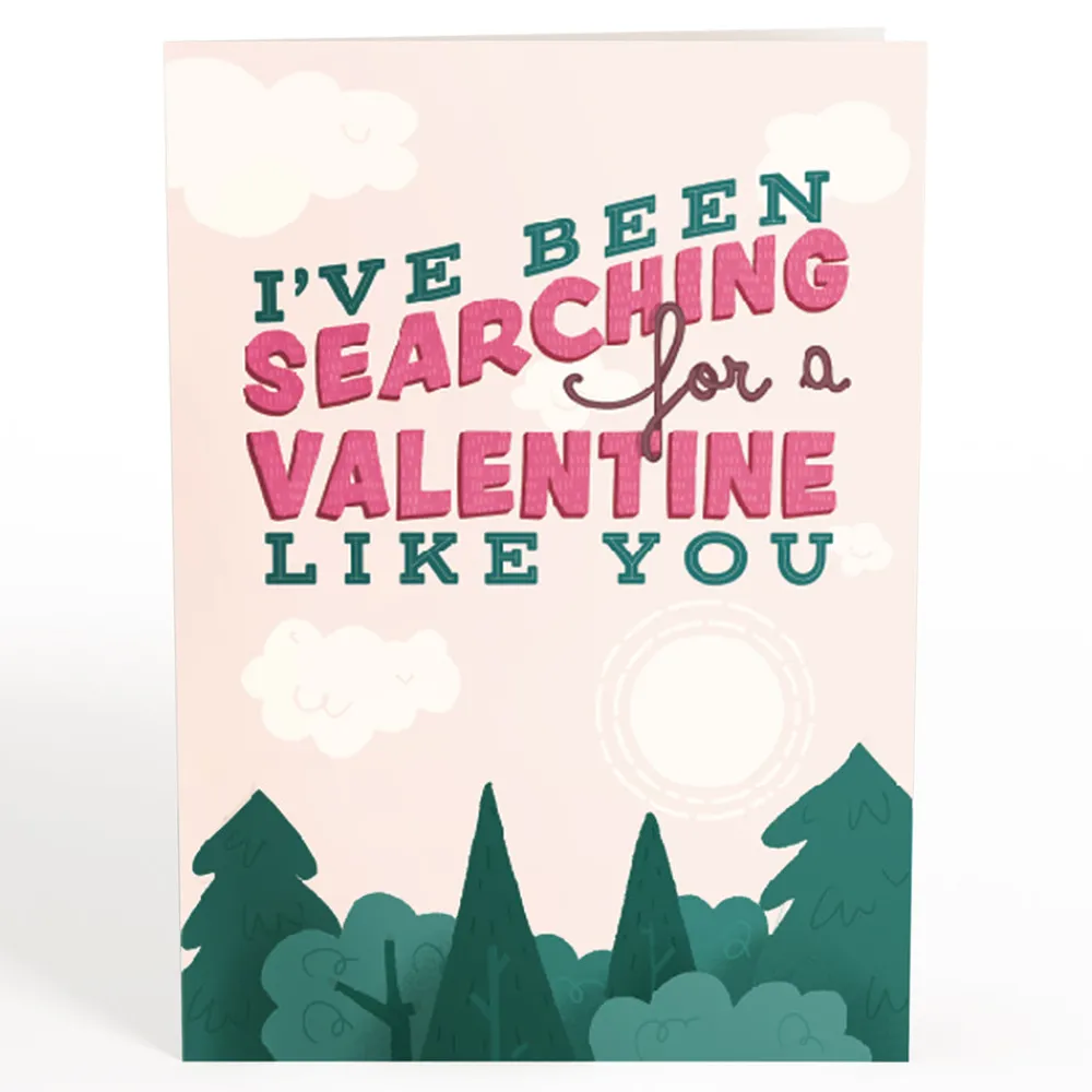 Lovepop Valentine'S Day 2/14|Searching for a Valentine Like You Bigfoot Pop-Up Card