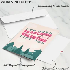 Lovepop Valentine'S Day 2/14|Searching for a Valentine Like You Bigfoot Pop-Up Card
