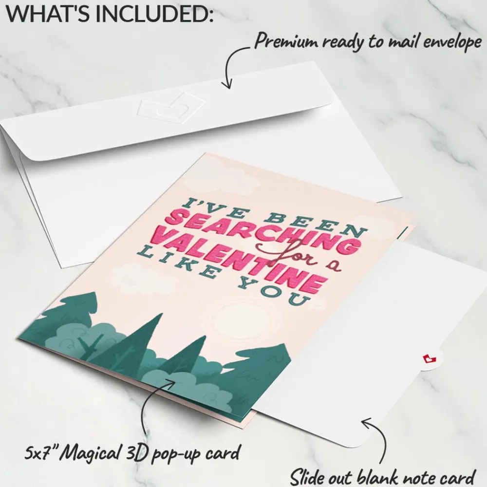 Lovepop Valentine'S Day 2/14|Searching for a Valentine Like You Bigfoot Pop-Up Card