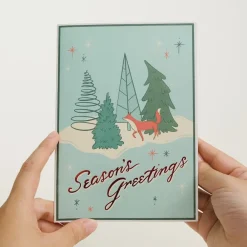 Lovepop Greeting Cards|Christmas 12/25|Season's Greetings Snowman Pop-Up Card