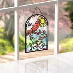 Lovepop Suncatcher Cards|Decor|Sending Sunshine Cardinal Suncatcher Card