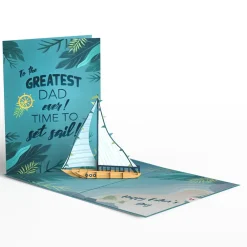 Lovepop Father'S Day 6/15|Dad|Set Sail Father’s Day Pop-Up Card