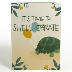 Lovepop Greeting Cards|Birthday|Shell-ebrate Birthday Turtle Pop-Up Card