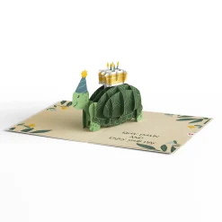 Lovepop Greeting Cards|Birthday|Shell-ebrate Birthday Turtle Pop-Up Card