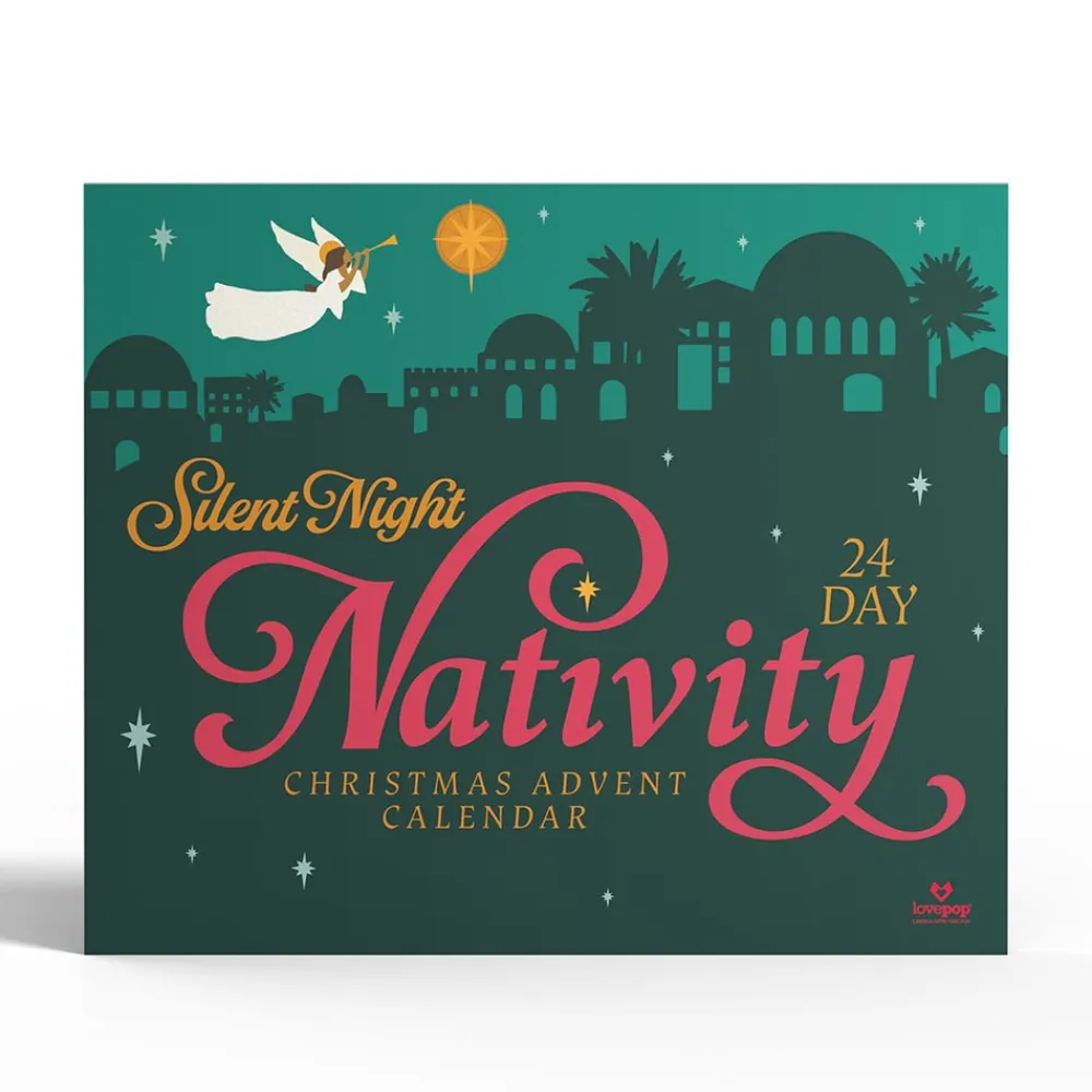 Lovepop Advent Calendars|Religious|Silent Night 24 Day Nativity Christmas Advent Calendar