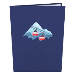 Lovepop Greeting Cards|Just Because|Ski Village Pop-Up Card
