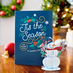 Lovepop Ornaments|Christmas 12/25|Snowman Card with Ornament