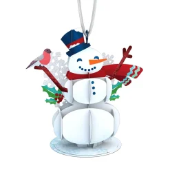 Lovepop Ornaments|Christmas 12/25|Snowman Card with Ornament