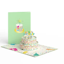 Lovepop Greeting Cards|Birthday|Sprinkles Birthday Cake Pop-Up Card