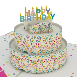 Lovepop Greeting Cards|Birthday|Sprinkles Birthday Cake Pop-Up Card