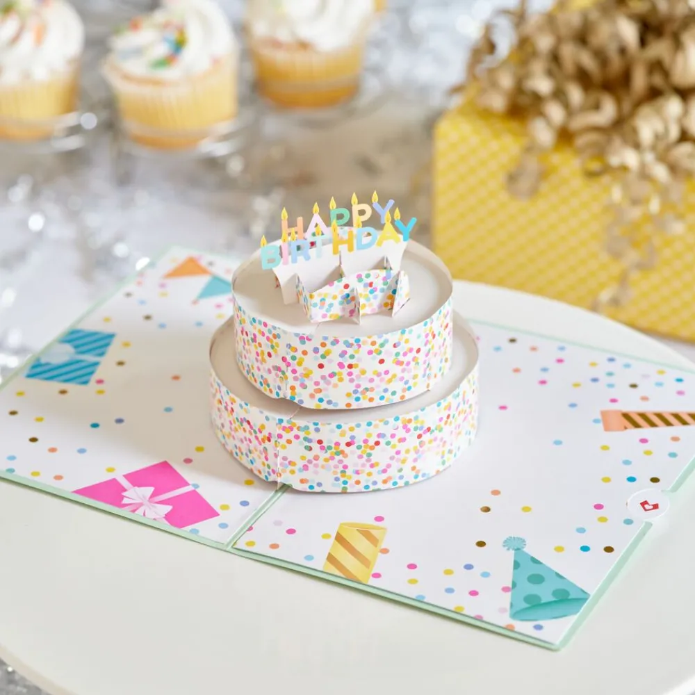 Lovepop Greeting Cards|Birthday|Sprinkles Birthday Cake Pop-Up Card