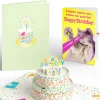 Lovepop Birthday|Sprinkles Birthday Cake with Cat Laser Eyes Pop-Up Card and Sentiment Set