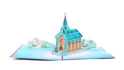 Lovepop Greeting Cards|Religious|Stained Glass Christmas Chapel Pop-Up Card