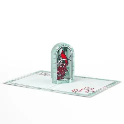 Lovepop Card & Gift Bundles|Decor|Stained Glass Winter Cardinal Bundle