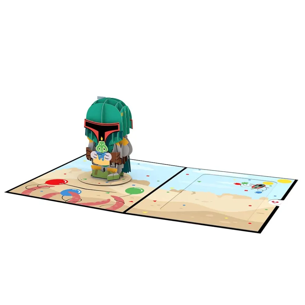 Lovepop Birthday|Star Wars|Star Wars™ Boba Fett™ Bounty-ful Birthday Card with Pop-Up Gift