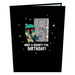 Lovepop Birthday|Star Wars|Star Wars™ Boba Fett™ Bounty-ful Birthday Card with Pop-Up Gift