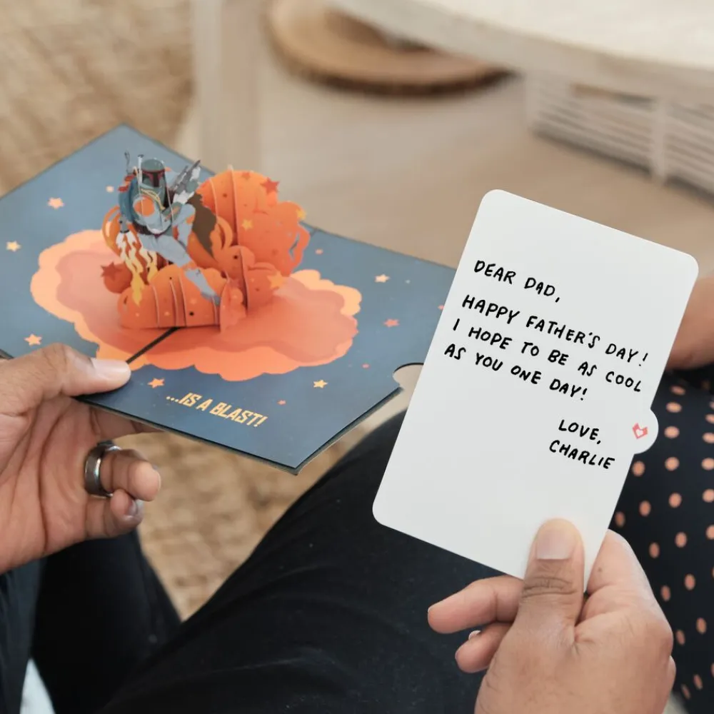 Lovepop Father'S Day 6/15|Dad|Star Wars™ Boba Fett™ Father’s Day Pop-Up Card
