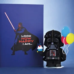 Lovepop Birthday|Star Wars|Star Wars™ Darth Vader™ Birthday Card with Pop-Up Gift