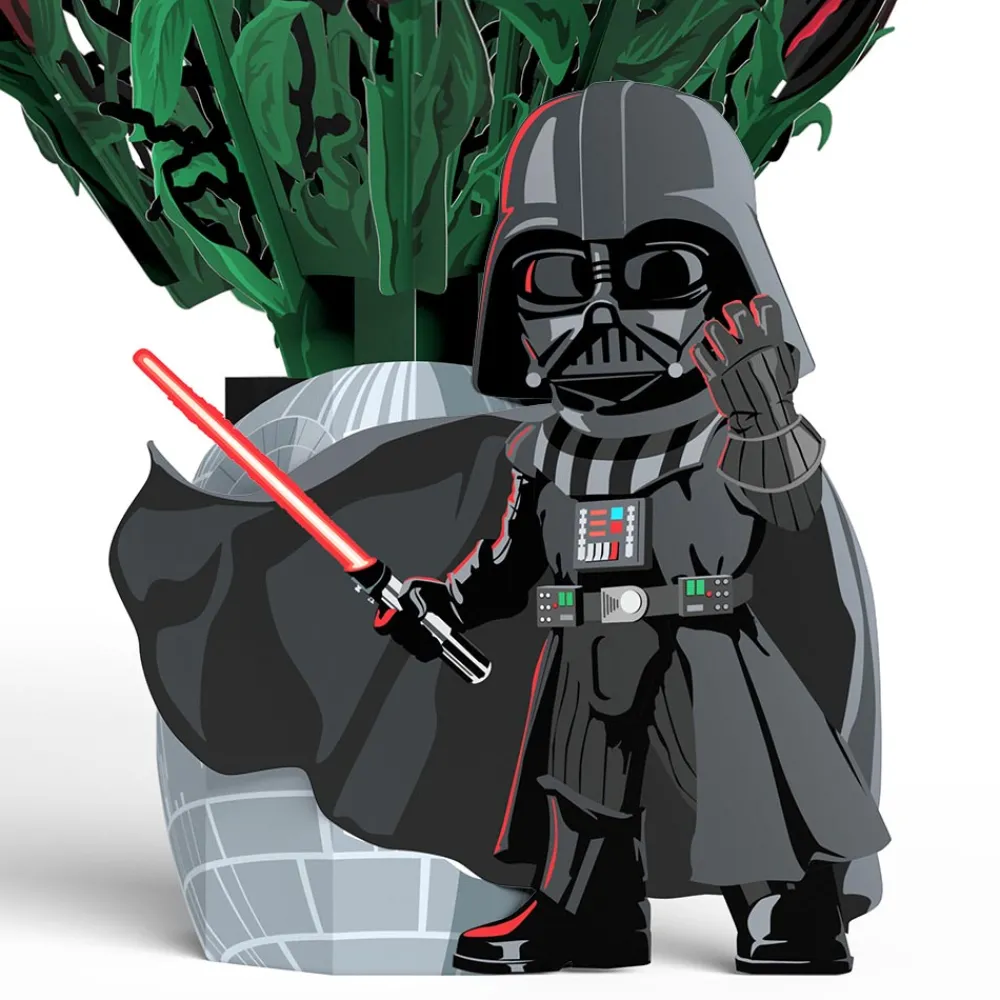 Lovepop Pop-Up Bouquets|Card & Gift Bundles|Star Wars™ Darth Vader™ Birthday Pop-Up Card & Flower Buds Bouquet Bundle