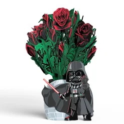 Lovepop Pop-Up Bouquets|Card & Gift Bundles|Star Wars™ Darth Vader™ Birthday Pop-Up Card & Flower Buds Bouquet Bundle