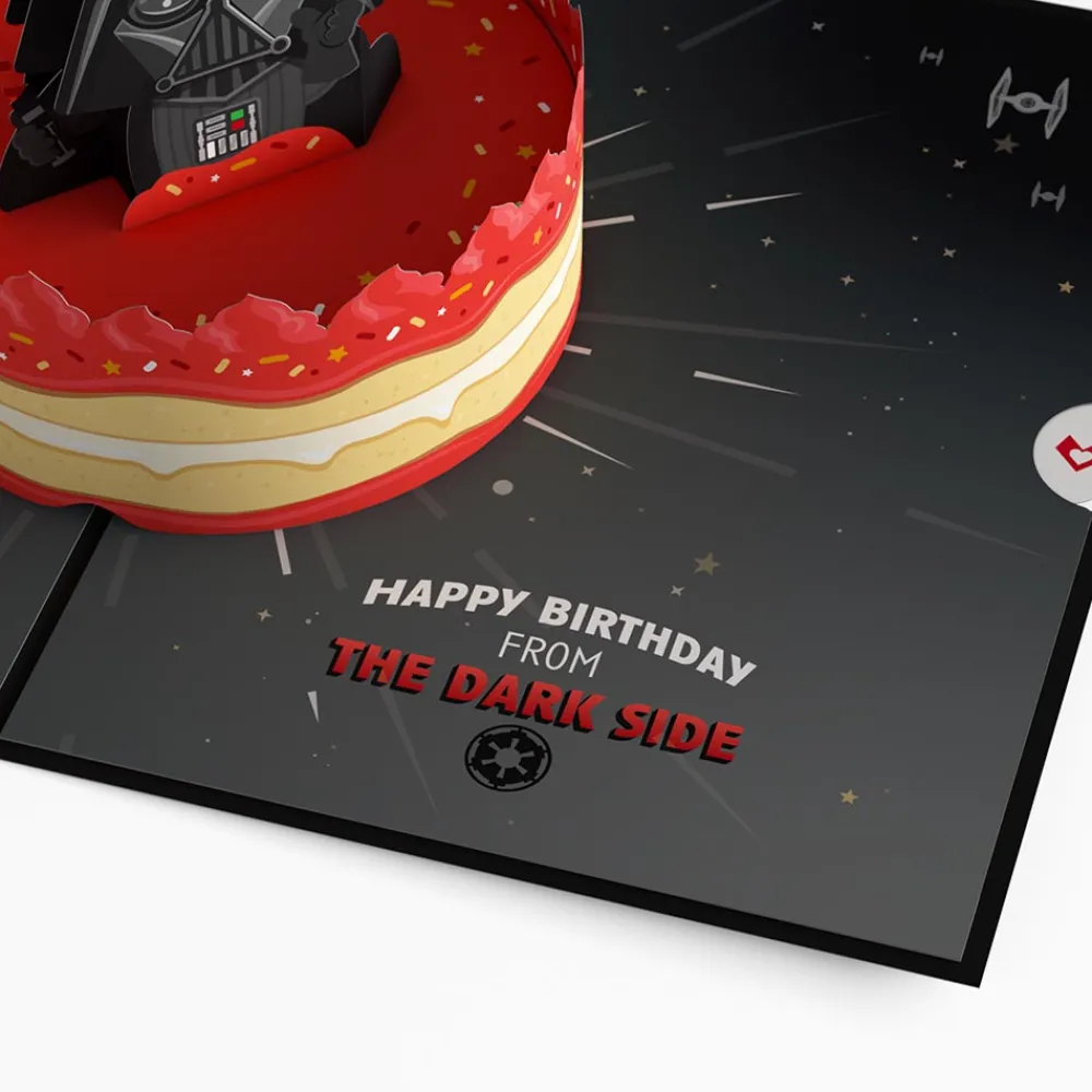 Lovepop Pop-Up Bouquets|Card & Gift Bundles|Star Wars™ Darth Vader™ Birthday Pop-Up Card & Flower Buds Bouquet Bundle