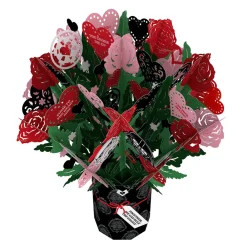 Lovepop Pop-Up Bouquets|Anniversary|Star Wars™ Darth Vader™ Galactic Love Bouquet