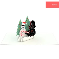 Lovepop Christmas 12/25|Star Wars|Star Wars™ Darth Vader™ Holiday Notecards (4 Pack)